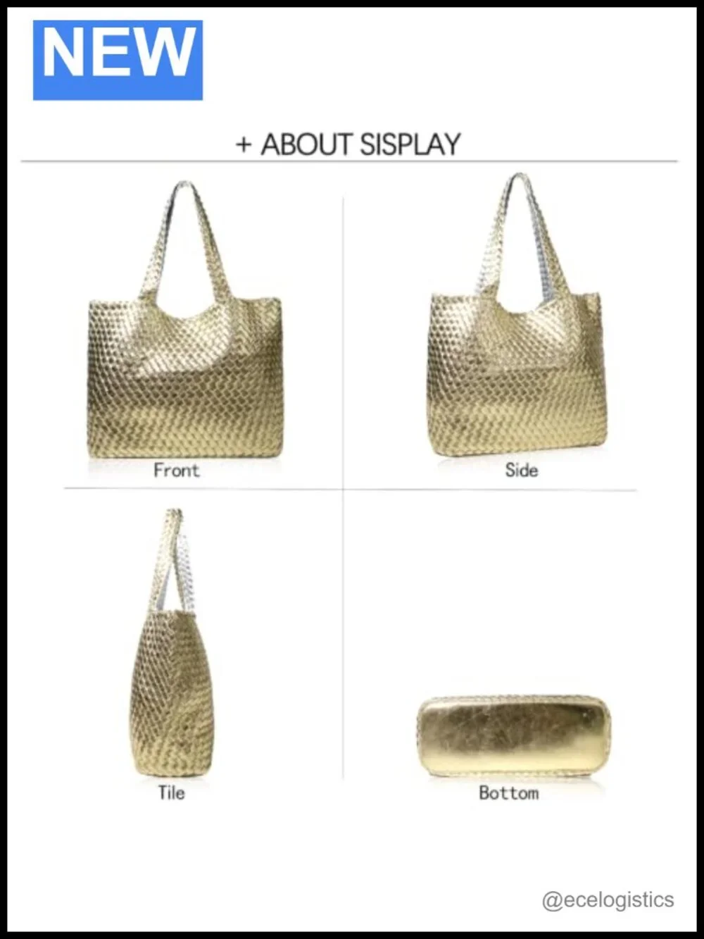 Woven Tote Bag for Women, Large Summer Beach Travel Handbag and Purse Retro